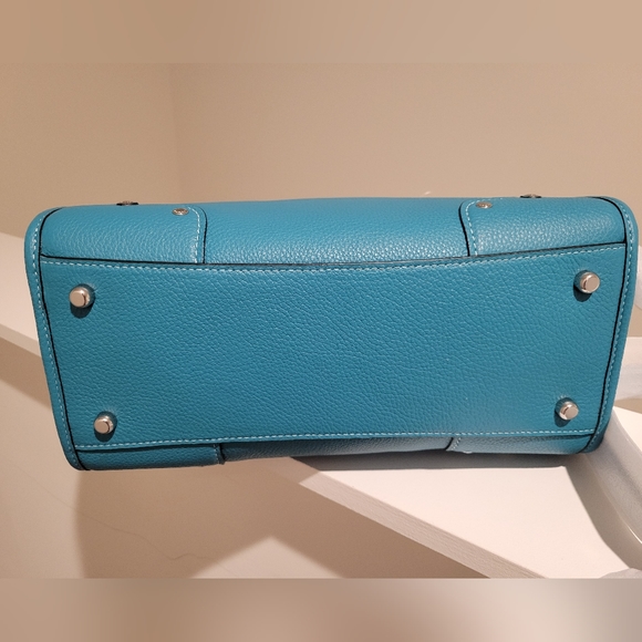 Nwt Teal Coach Millie Satchel - Picture 5 of 6